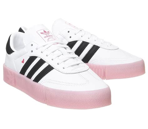 adidas sambarose weiß rosa|adidas originals sambarose shoes women's.